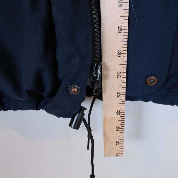 Eddie Bauer Womens Jacket Medium Blue Gore Tech Goose Down Outdoors Puffer - Picture 14 of 16